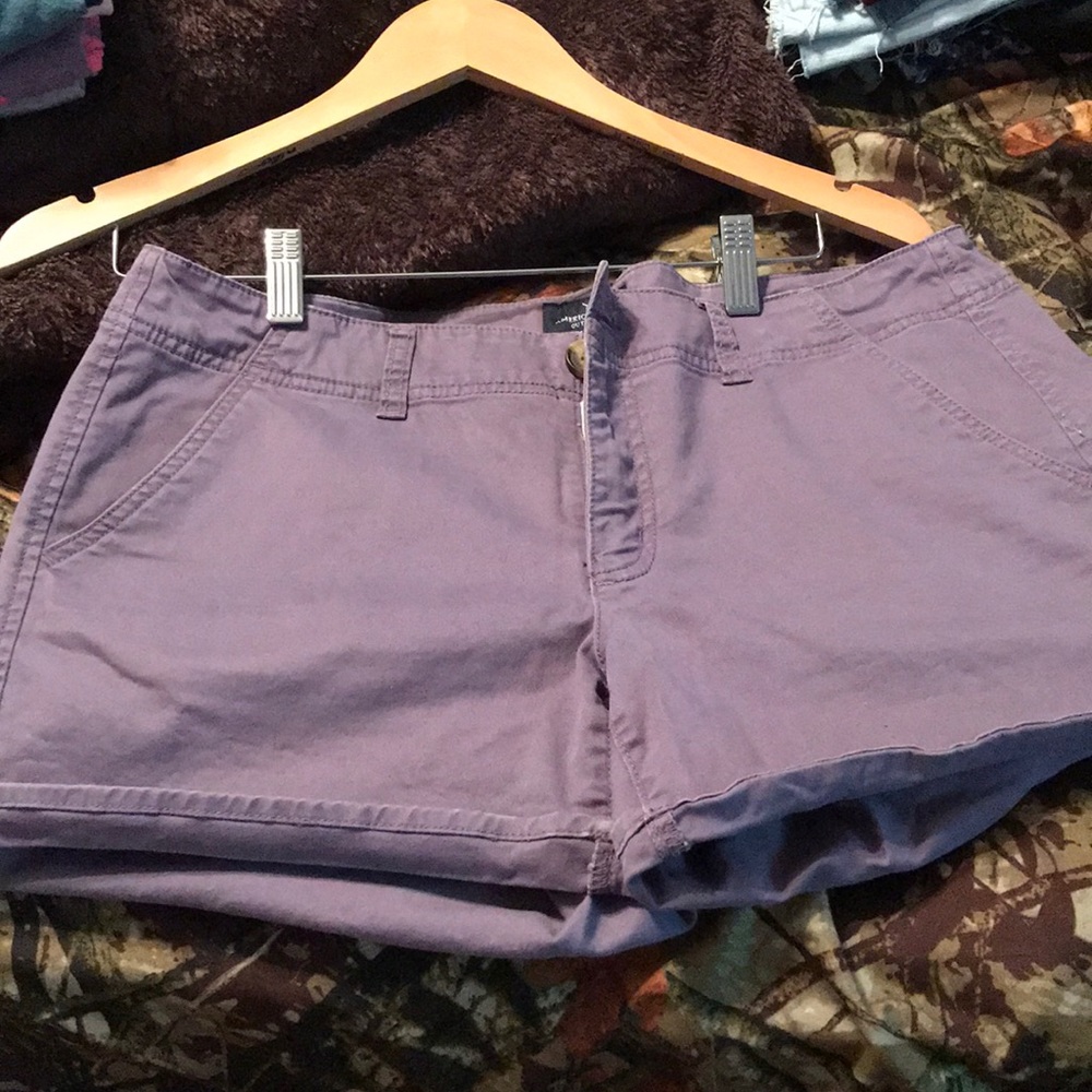 Purple American eagle shortie shorts